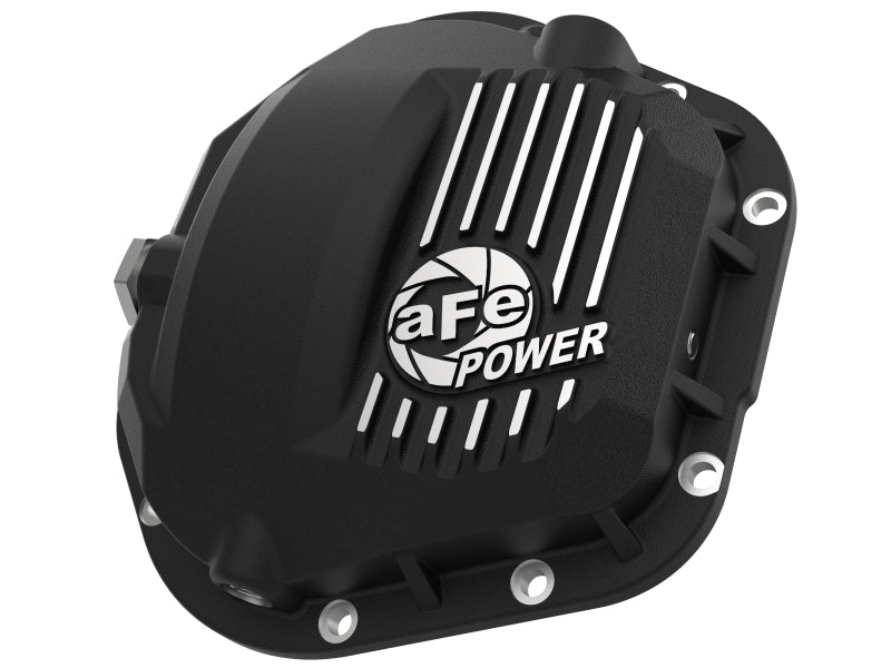 aFe Pro Series Dana 60 Front Differential Cover Black w/ Machined Fins 17-20 Ford Trucks (Dana 60) - Blais Performance Parts