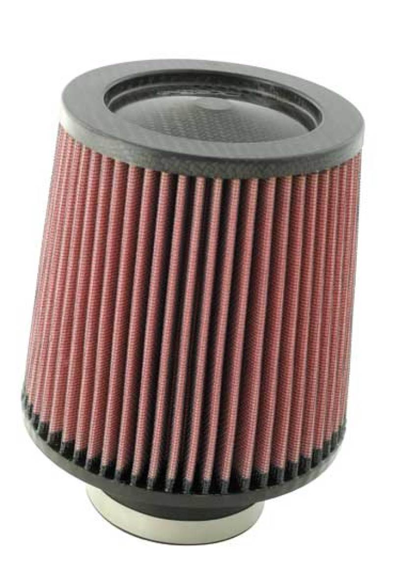 K&N Round Tapered Universal Air Filter 3 inch Flange 6 inch Base 5 inch Top 6 inch Height - Blais Performance Parts