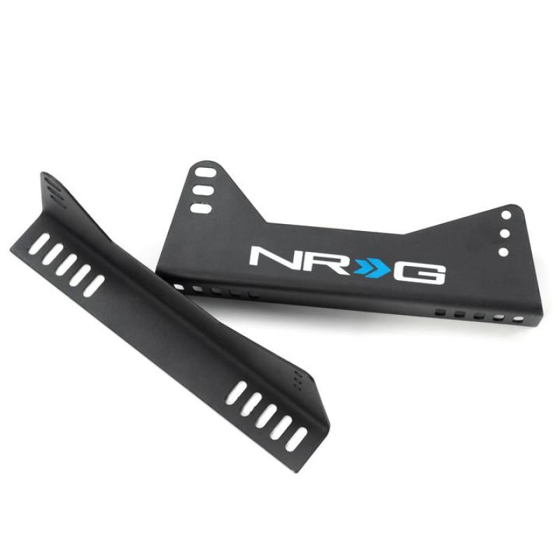 NRG Bucket Seat Side Bracket - 2pc w/ NRG Logo - Blais Performance Parts