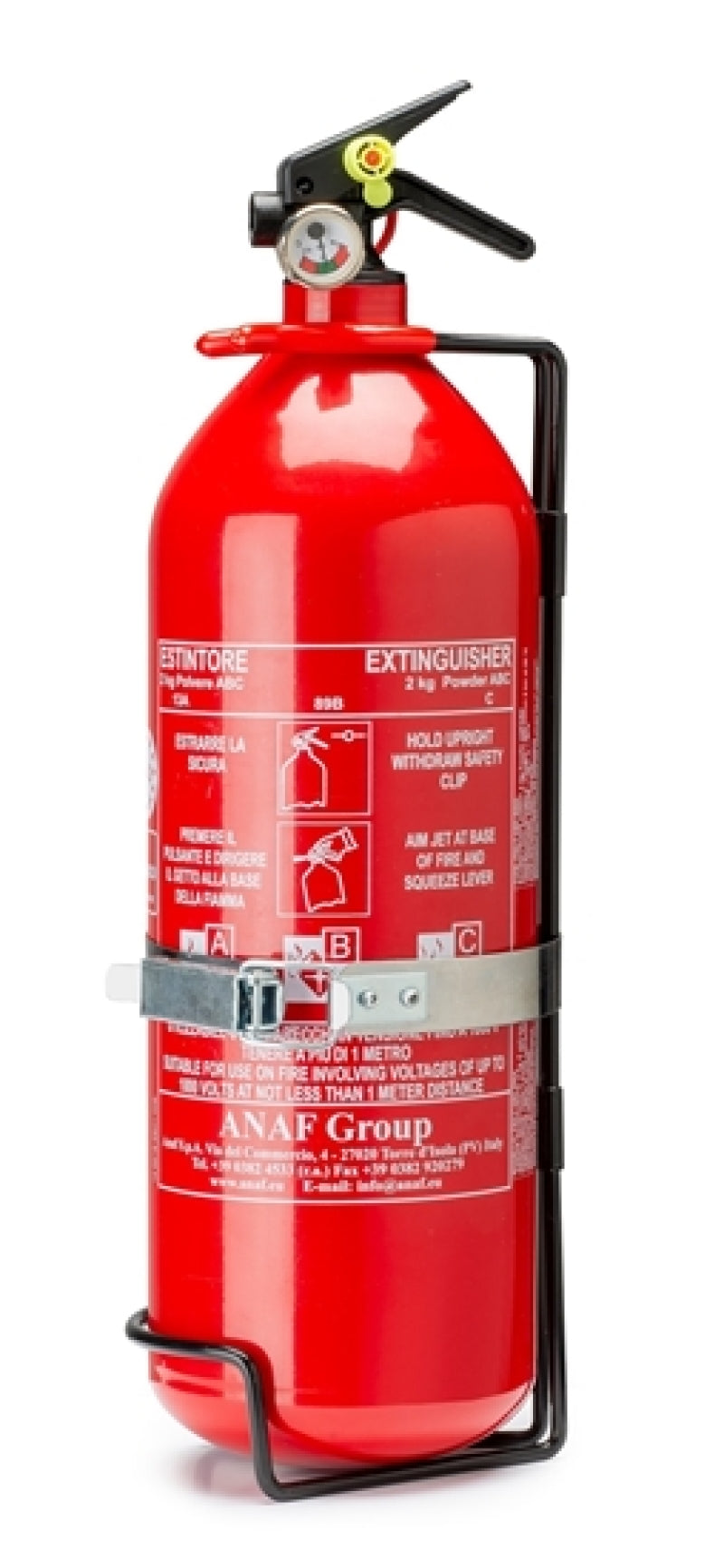 Sparco 2 Liter Handheld Steel Extinguisher - Blais Performance Parts