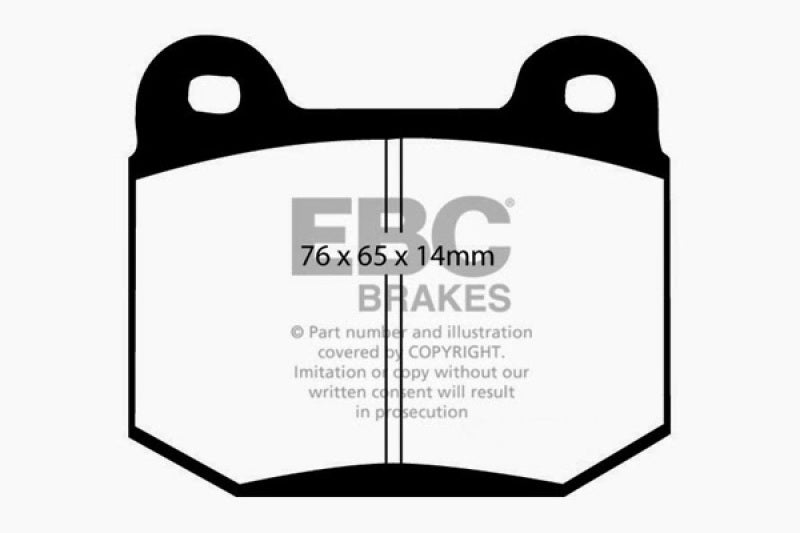 EBC 03-04 Infiniti G35 3.5 (Manual) (Brembo) Redstuff Rear Brake Pads - Blais Performance Parts