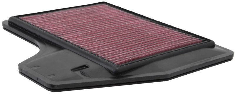 K&N Replacement Filter 11.438in O/S Length x 11.375in O/S Width x 1in H for 13 Nissan Altima 2.5L - Blais Performance Parts