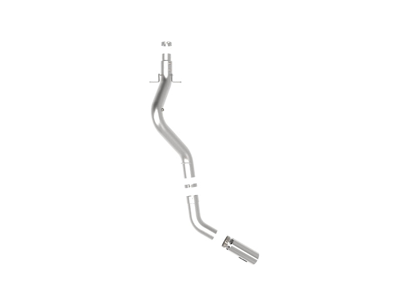 aFe Large Bore-HD 5 IN 409 SS DPF-Back Exhaust System w/Polished Tip 20-21 GM Truck V8-6.6L - Blais Performance Parts