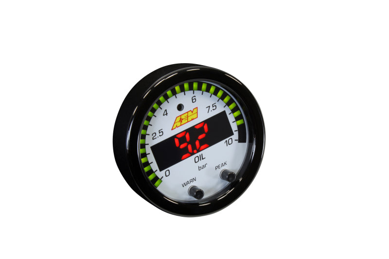 AEM X-Series 0-150 Oil Pressure Gauge Kit - Blais Performance Parts