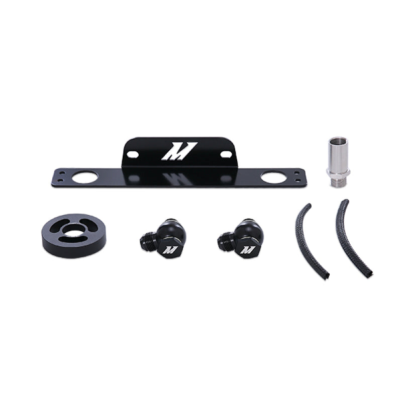 Mishimoto 10-15 Chevrolet Camaro SS Thermostatic Oil Cooler Kit - Black - Blais Performance Parts