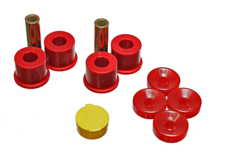 Energy Suspension 99-00 Honda Civic Si Red Front Shock Bushing Set - Blais Performance Parts