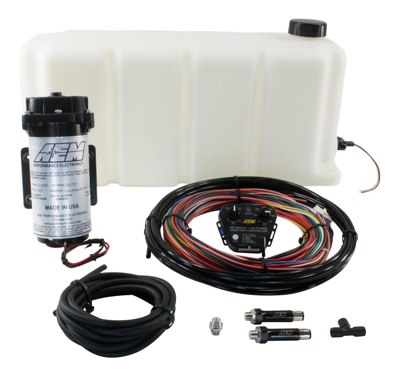 AEM V2 5 Gallon Diesel Water/Methanol Injection Kit (Internal Map) - Blais Performance Parts