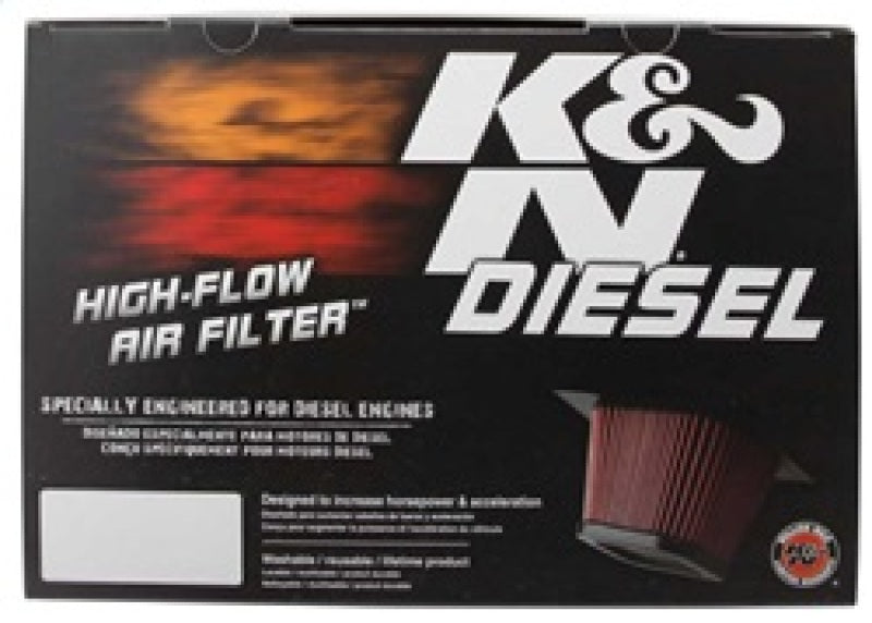 K&N 2017 Ford F250 Super Duty V8-6.7L DSL Replacement Drop In Air Filter - Blais Performance Parts