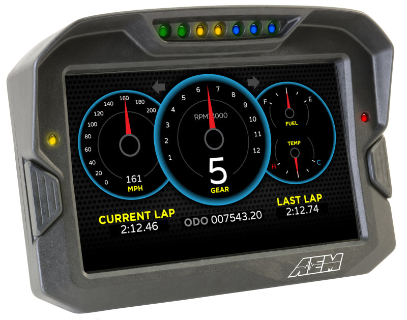 AEM CD-7 Non Logging Race Dash Carbon Fiber Digital Display (CAN Input Only) - Blais Performance Parts