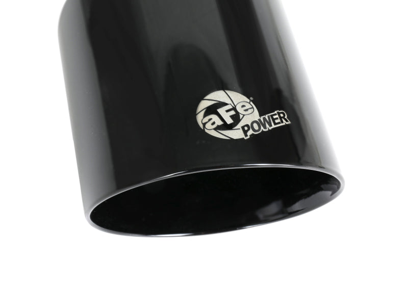 aFe MACH Force-XP 4-1/2in Black OE Replacement Exhaust Tips - 15-19 Dodge Charger/Hellcat - Blais Performance Parts