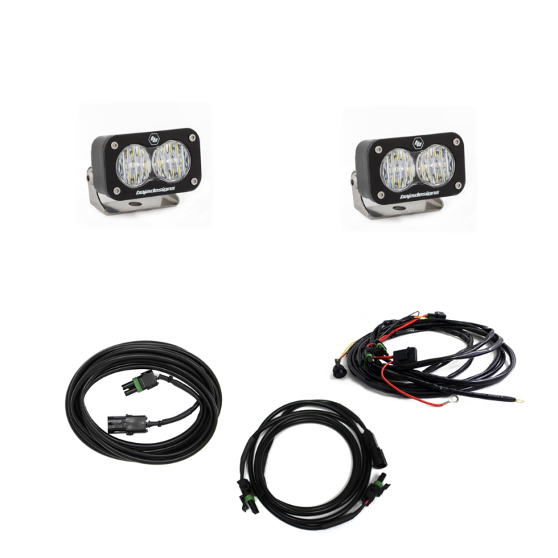 Baja Designs 2018+ Jeep JL LED Light Kit Reverse Kit Dual S2 Sport w/C Wrangler JL - Blais Performance Parts