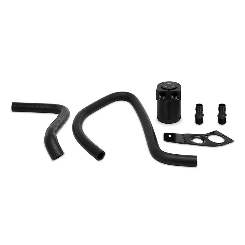 Mishimoto 11-13 BMW 335i/335ix/135i Baffled Oil Catch Can Kit - Black - Blais Performance Parts