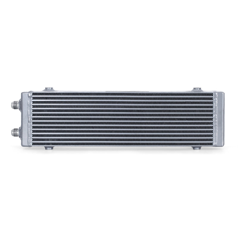 Mishimoto Universal Large Bar and Plate Dual Pass Silver Oil Cooler - Blais Performance Parts