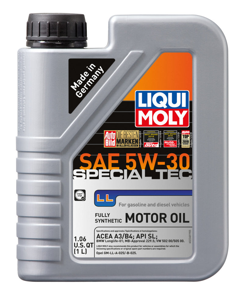 LIQUI MOLY 1L Special Tec LL Motor Oil SAE 5W30 - Blais Performance Parts