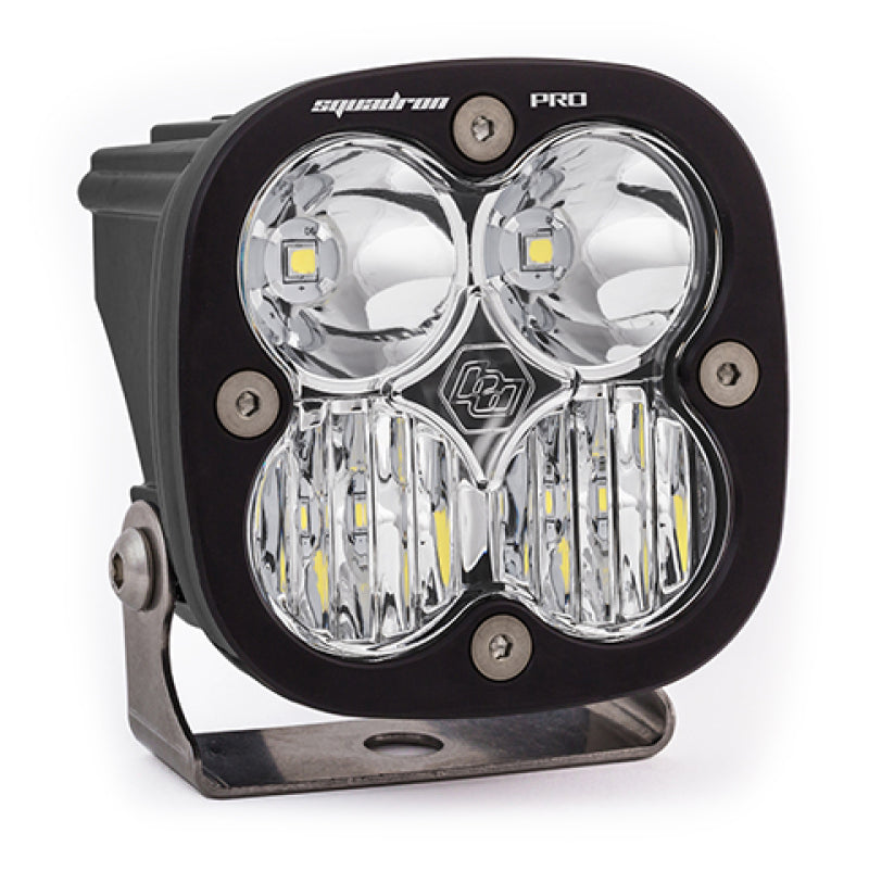 Baja Designs Squadron Pro Driving/Combo Pattern Black LED Light Pod - Clear - Blais Performance Parts