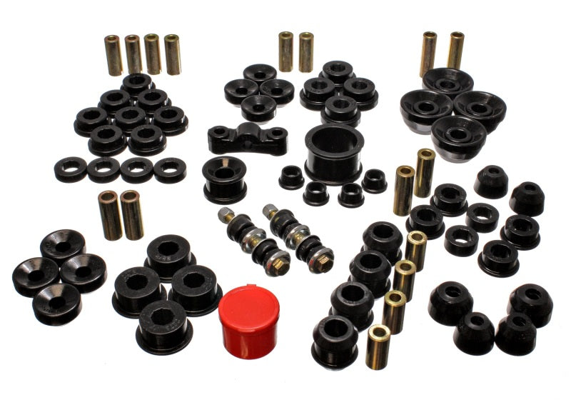 Energy Suspension 90-93 Acura Integra Black Hyper-Flex Master Bushing Set - Blais Performance Parts