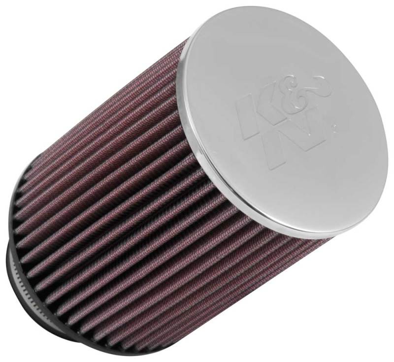 K&N Round Tapered Universal Air Filter 3 inch Flange / 5 inch Base / 4 1/2 inch Top / 6 1/2 inch Hei - Blais Performance Parts