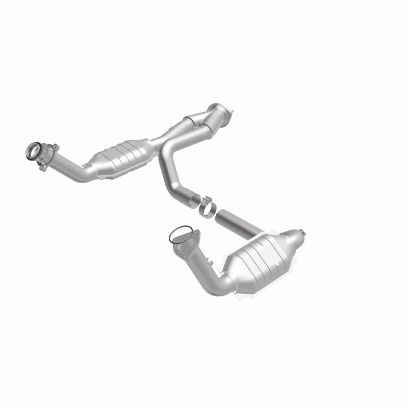 MagnaFlow Conv DF 02-06 Cadillac Escalade / 02-06 Chevy Avalanche 5.3L Dual Conv Y-Pipe Assembly 2WD - Blais Performance Parts