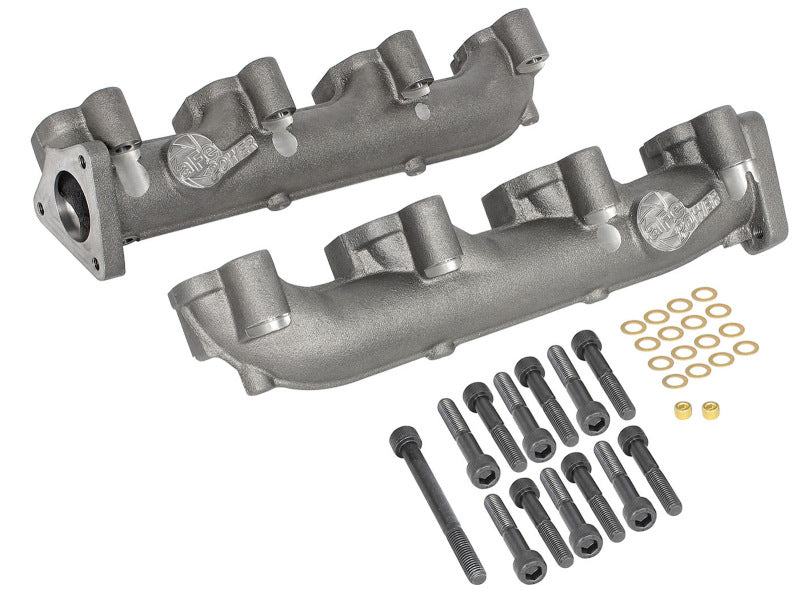 aFe Power BladeRunner Ported Ductile Iron Exhaust Manifold 01-16 GM Diesel Trucks V8-6.6L (td) - Blais Performance Parts