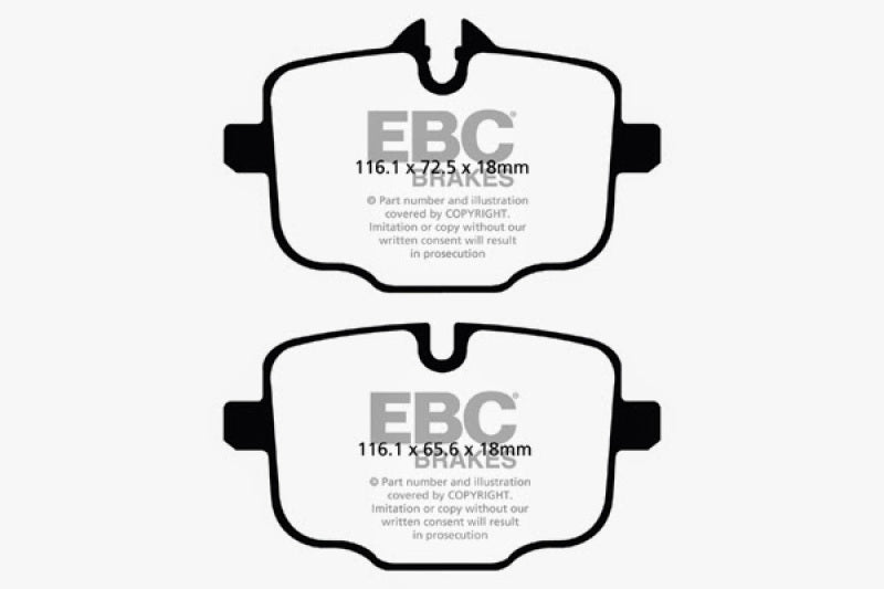 EBC 2021+ BMW M3/M4 3.0TT (G80/G82/G83) Yellowstuff Rear Brake Pads - Blais Performance Parts