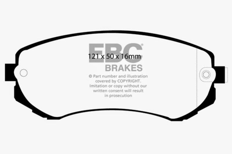 EBC 89-94 Nissan Skyline (R32) 1.8 Greenstuff Front Brake Pads - Blais Performance Parts