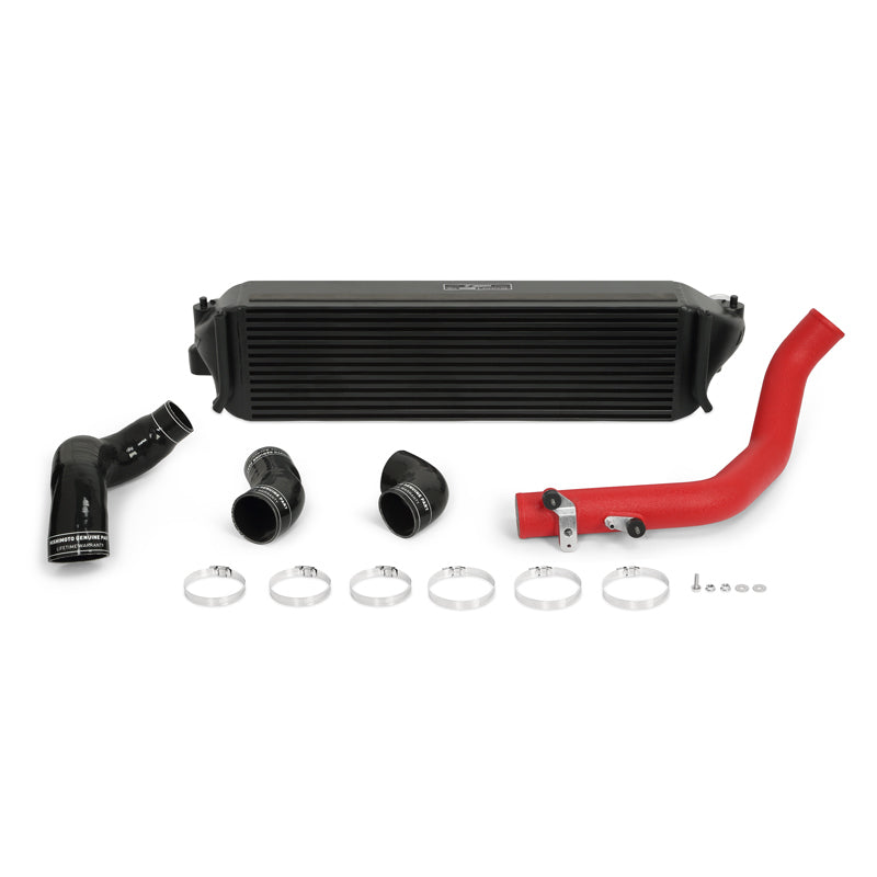 Mishimoto 2017+ Honda Civic Type R Intercooler Kit - Black Intercooler Red Pipes - Blais Performance Parts