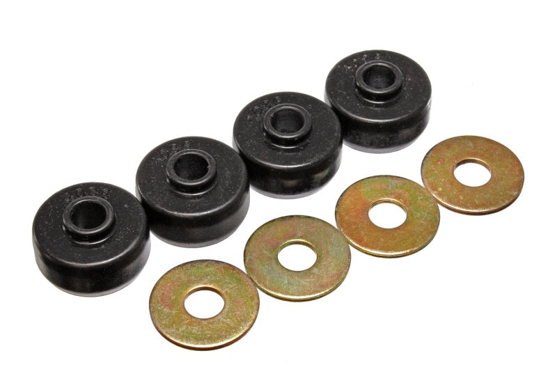 Energy Suspension 84-96 Chevy Corvette Black Spring Cushions for Rear Leaf Spring Bushing Set - Blais Performance Parts