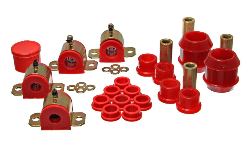 Energy Suspension 00-05 Toyota Celica Red Hyper-Flex Master Bushing Set - Blais Performance Parts