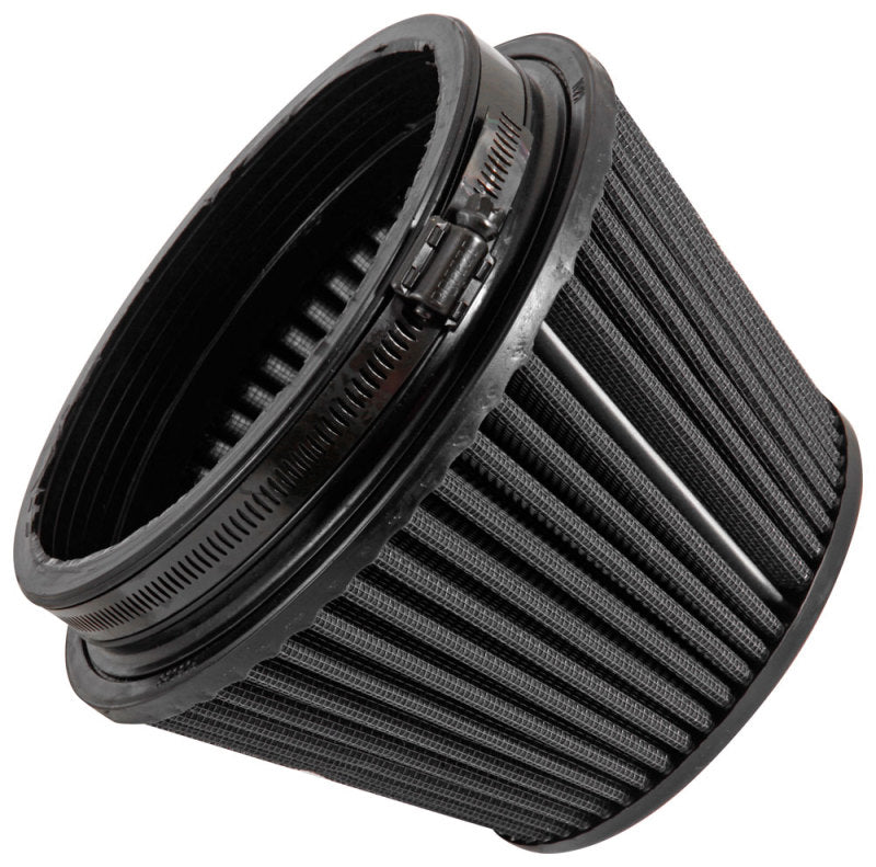 K&N Universal Rubber Filter Round Tapered 6in Flange ID x 7.5in Base OD x 5.25in Top OD x 6.75in H - Blais Performance Parts