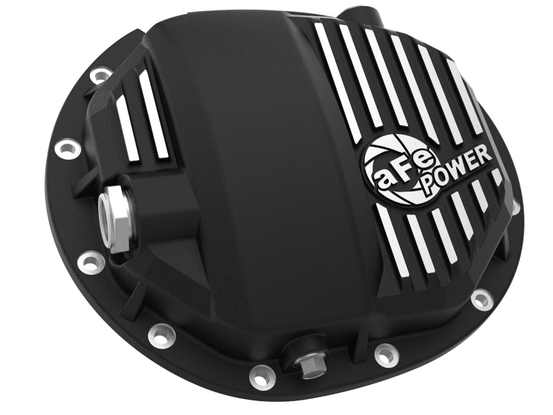 aFe Power Pro Series AAM 9.5/9.76 Rear Diff Cover Black w/Mach Fins 14-19 GM Silverado/Sierra 1500 - Blais Performance Parts