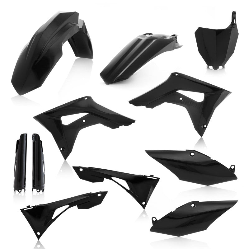 Acerbis 19-22 Honda CRF250R-450R/450R-S (Includes Airbox/Not Tank Cover) Full Plastic Kit - Black - Blais Performance Parts