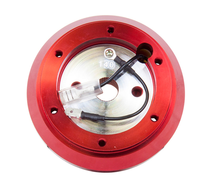 NRG Short Hub Adapter S13 Nissan 240 - Red - Blais Performance Parts