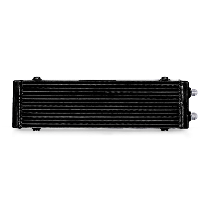 Mishimoto Universal Large Bar and Plate Dual Pass Black Oil Cooler - Blais Performance Parts