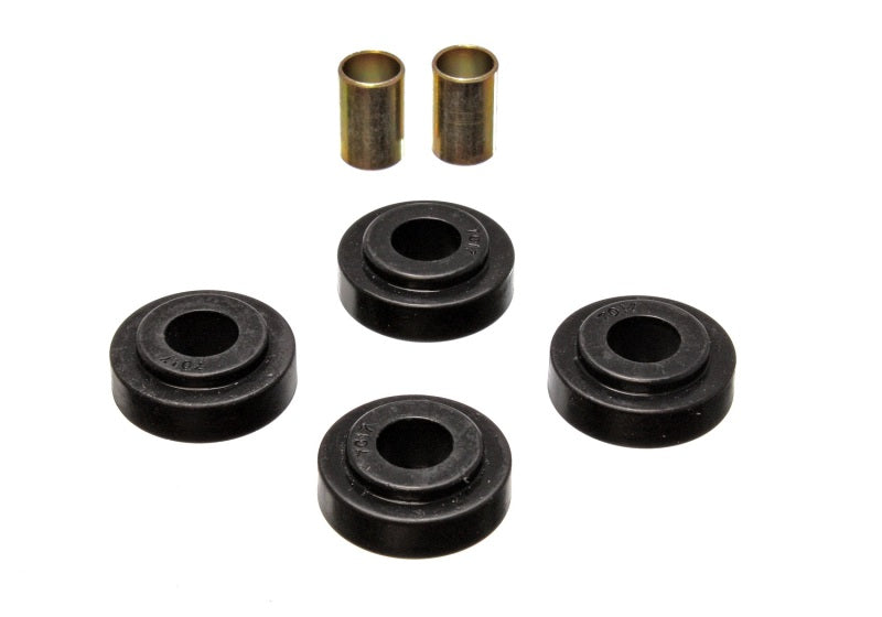 Energy Suspension 79-85 Mazda RX7 Black Front Strut Rod Bushing Set - Blais Performance Parts