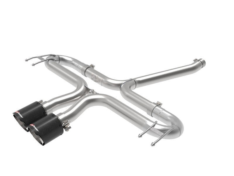 aFe Takeda 2-1/2in 304 SS Axle-Back Exhaust w/Carbon Tips 17-20 Honda Civic Sport L4-1.5L (t) - Blais Performance Parts