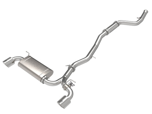 aFe POWER Takeda 2021 Toyota Supra 2.0L (t) 2.5in-3in 304 SS CB Exhaust w/ Polished Tips - Blais Performance Parts