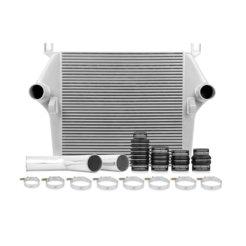 Mishimoto 03-07 Dodge 5.9L Cummins Intercooler Kit w/ Pipes (Silver) - Blais Performance Parts