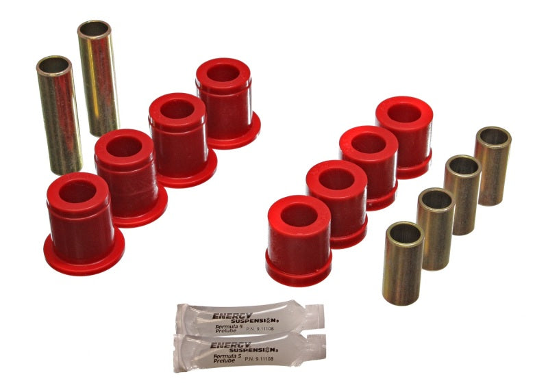 Energy Suspension 87-95 Nissan Pathfinder 2WD/4WD Red Front Control Arm Bushing Set - Blais Performance Parts